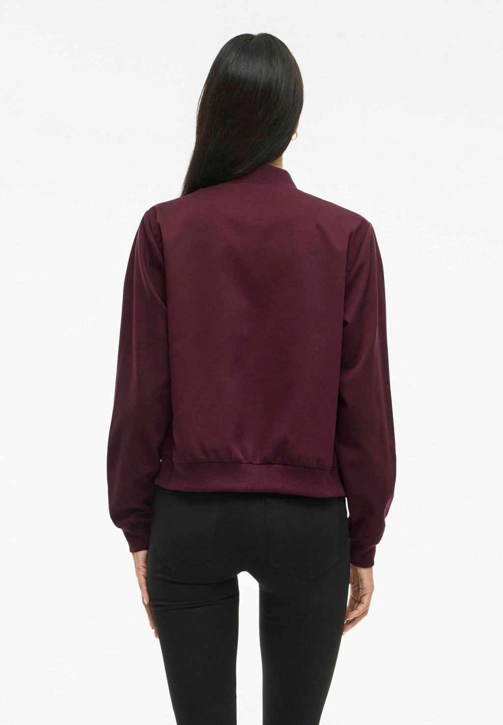 VILA bomber VIBUBBLE Zipper