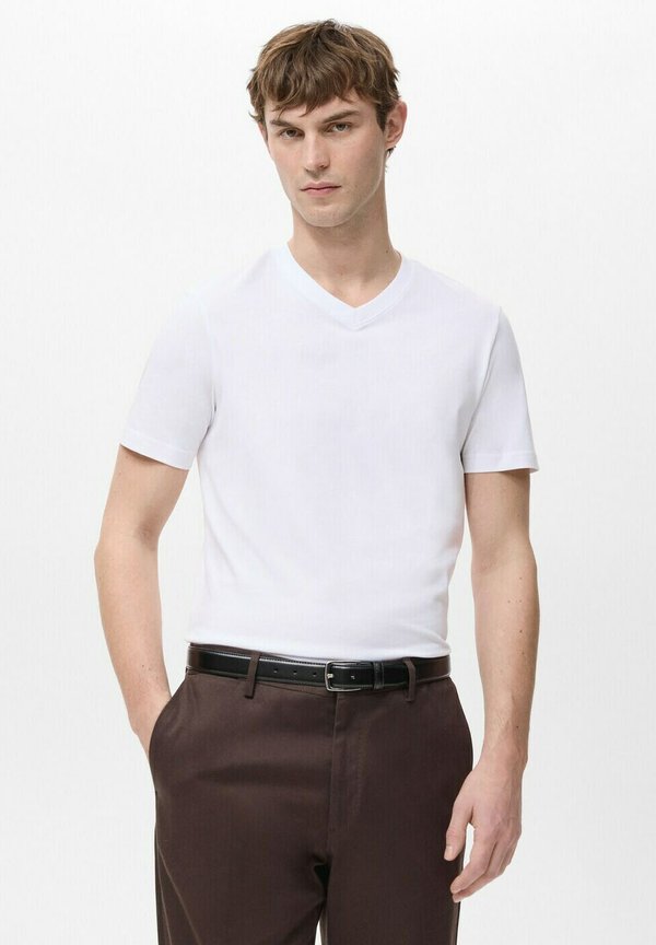 Mango Basic T-shirt - weiß