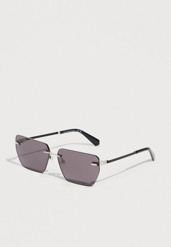 Calvin Klein Jeans UNISEX - Sunglasses - silver-coloured/black