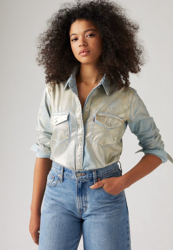 Levi's® ICONIC WESTERN - Button-down blouse - optical illusion top
