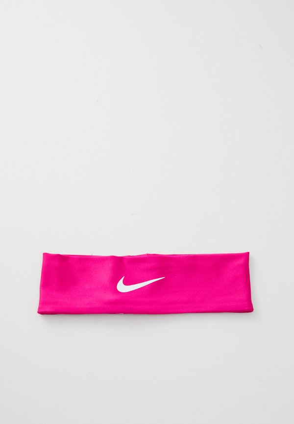Nike Performance FURY CLASSIC HEADBAND - Sweatband - vivid pink/white