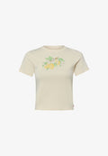Levi's® GR ESSENTIAL SPORTY TEE ZINE COWBOY GRID - Print T-shirt - beige gelb