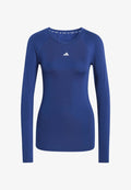 adidas Performance TECHFIT LONG SLEEVE TRAINING TOP - Long sleeved top - dark blue