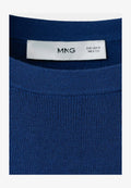Mango ADULT - Basic T-shirt - vibrant blue