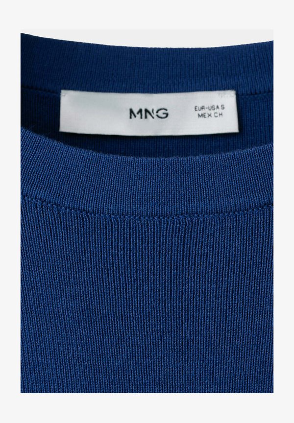 Mango ADULT - Basic T-shirt - vibrant blue