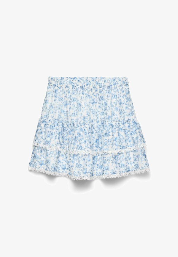Vero Moda VMBLISS High waist Short - A-line skirt - snow white