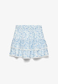 Vero Moda VMBLISS High waist Short - A-line skirt - snow white