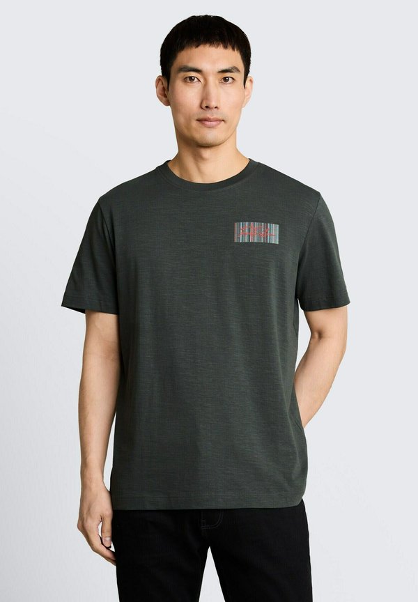 TOM TAILOR TOM TAILOR T-SHIRT T-SHIRT MIT LOGO-PRINT - Print T-shirt - darkest olive