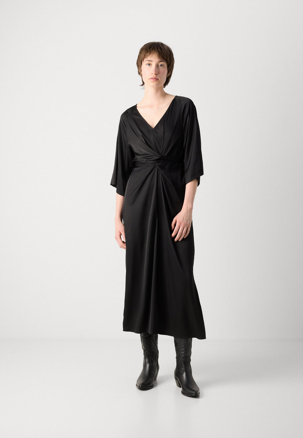 Marc O'Polo DRESS  WRAP STYLE MEDIUM LENGTH RAGLAN SLEEVES