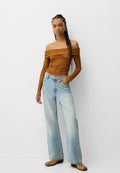 Bershka LONG SLEEVE RUSTIC