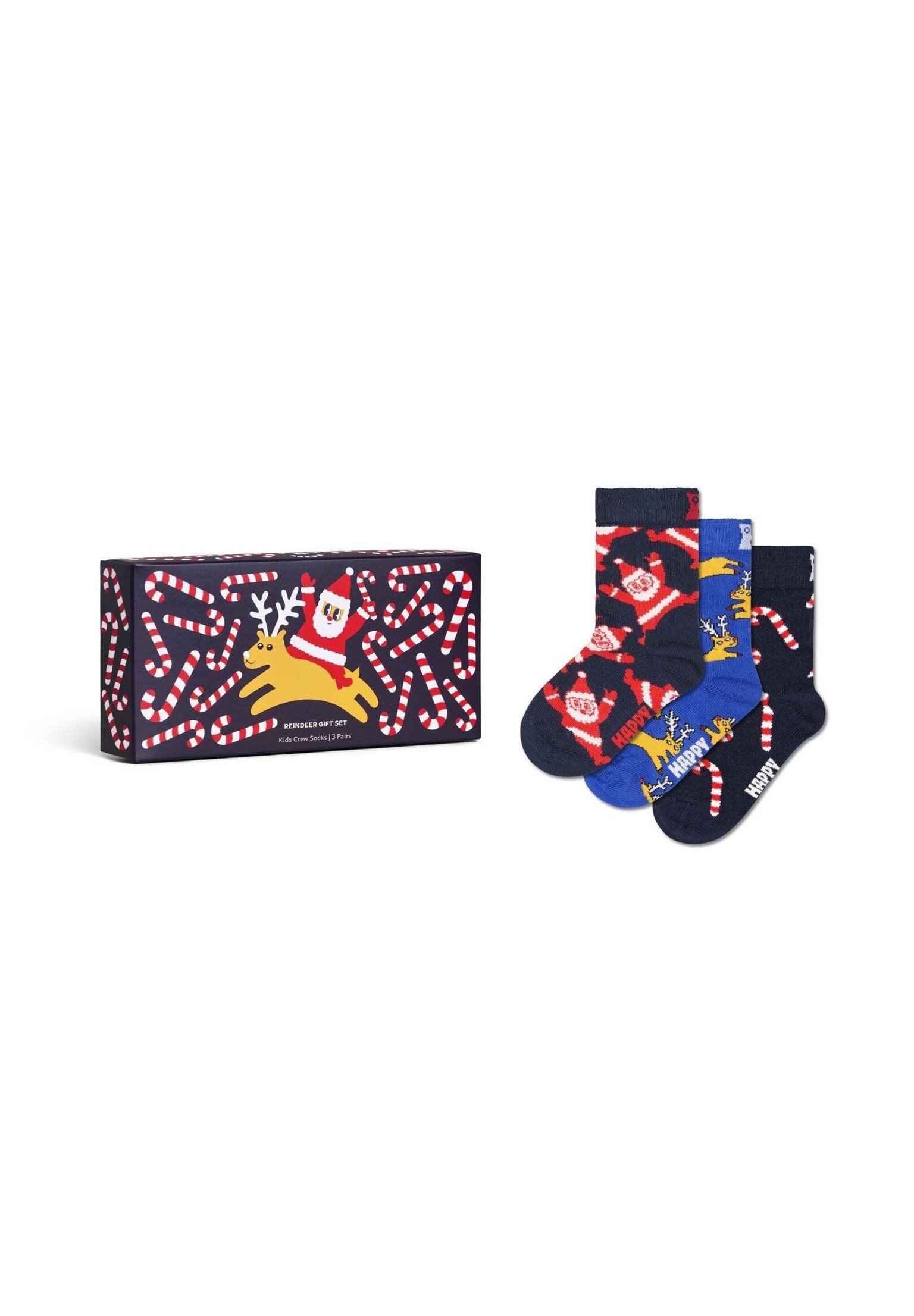 Happy Socks 3-PACK SANTA AND HIS HELPER GIFT SET
