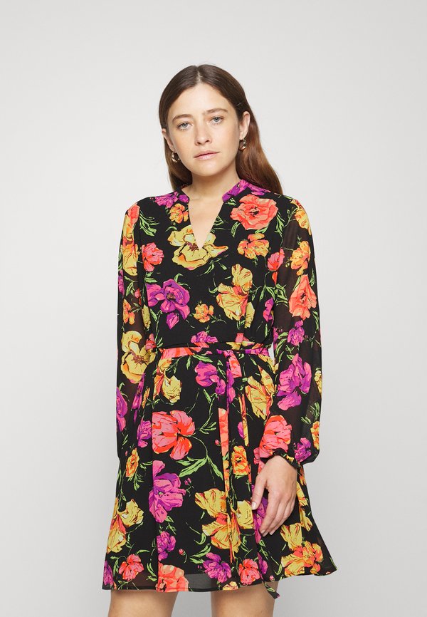 VILA Petite VISERENA V NECK SHORT DRESS