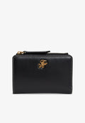 Tommy Hilfiger LOGO PLAQUE LEATHER BIFOLD WALLET - Wallet - black