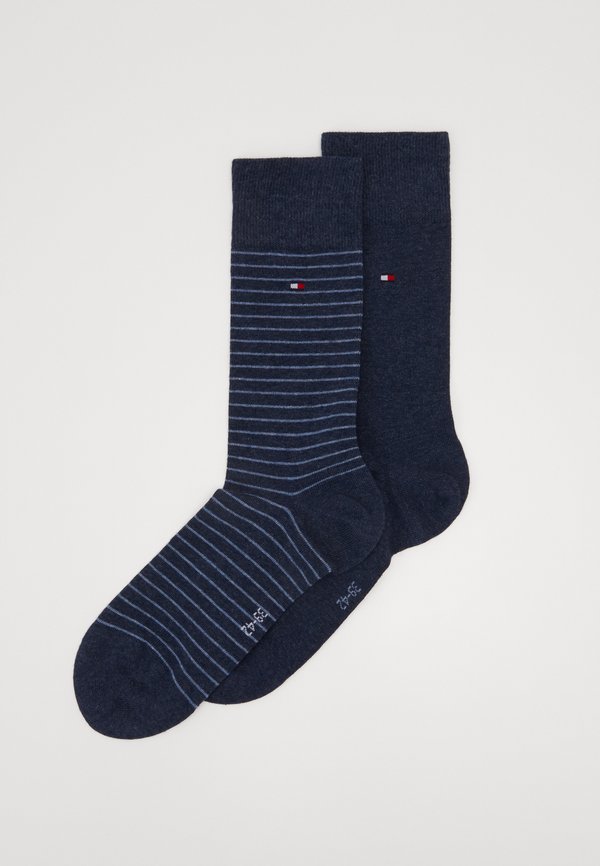 Tommy Hilfiger STRIPE SOCK 2 PACK - Socks - blue