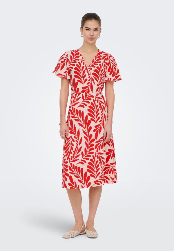 ONLY ONLCALI Long - Day dress - poppy red