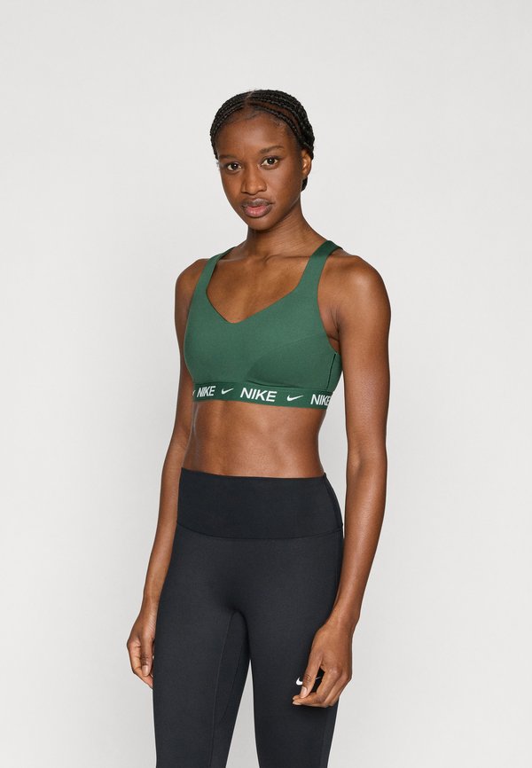 Nike Performance INDY BRA - High support sports bra - green