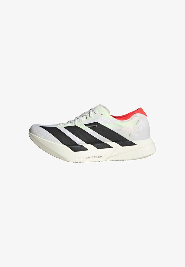 adidas Performance ADIZERO ADIOS PRO - Road running shoes - cloud white   core black   silver metallic