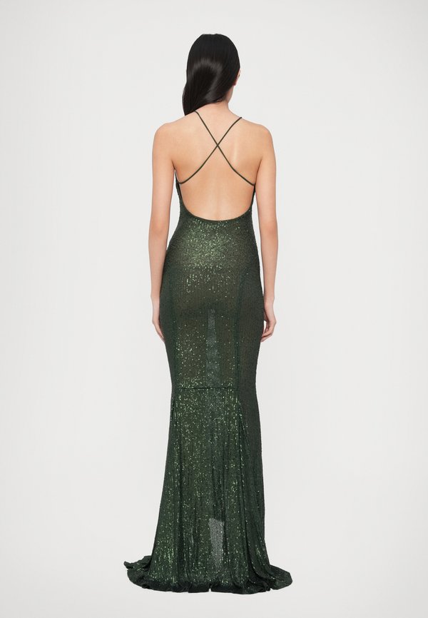 Norma Kamali LOW BACK MERMAID FISHTAIL GOWN