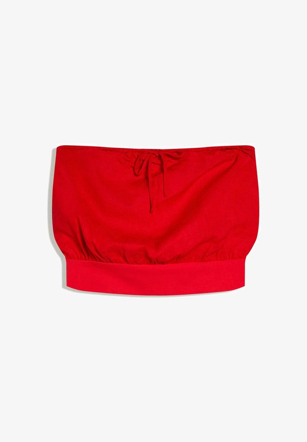Bershka BANDEAU - Top - red