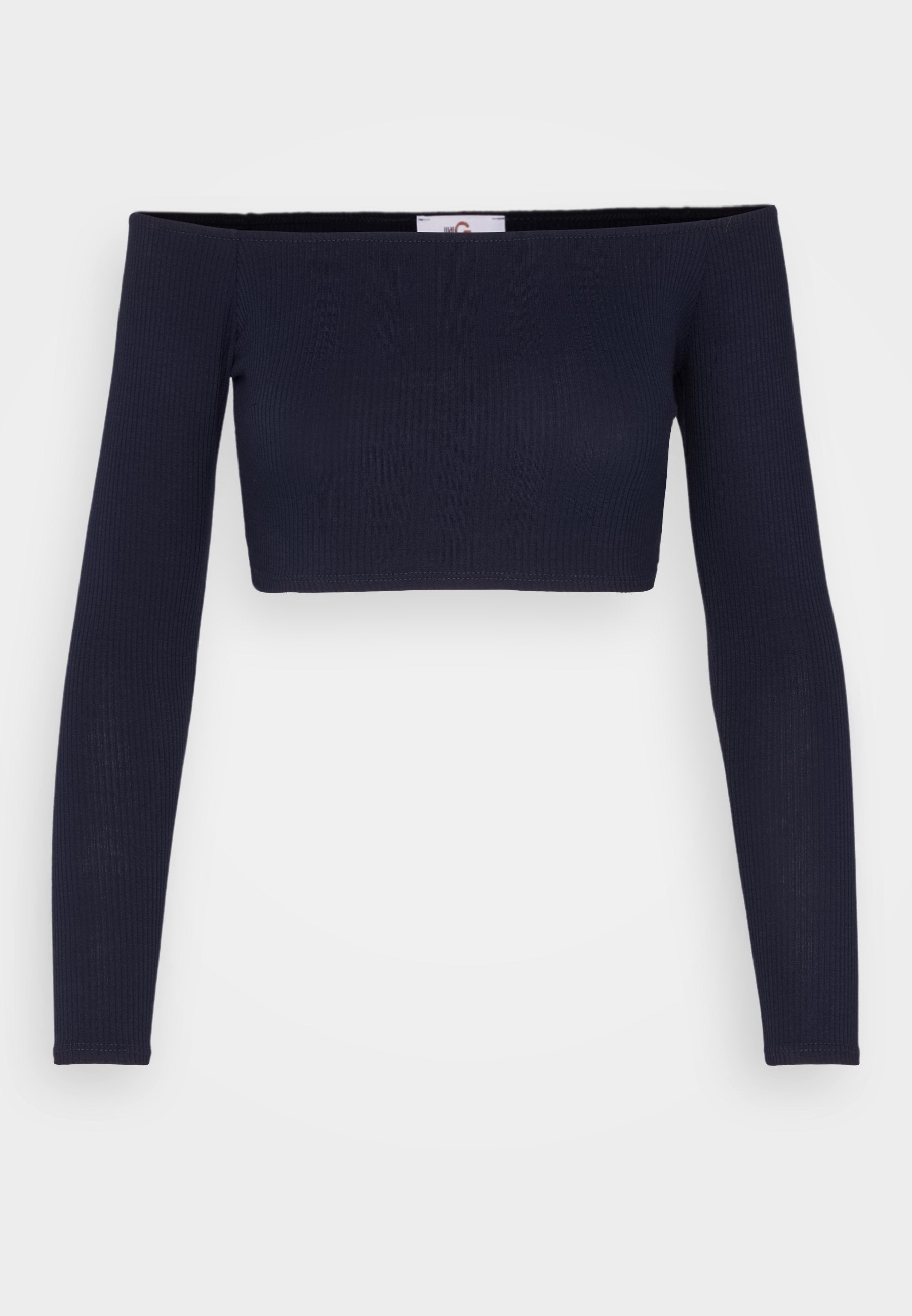 WAL G. HOLLIE OFF SHOULDER CROP