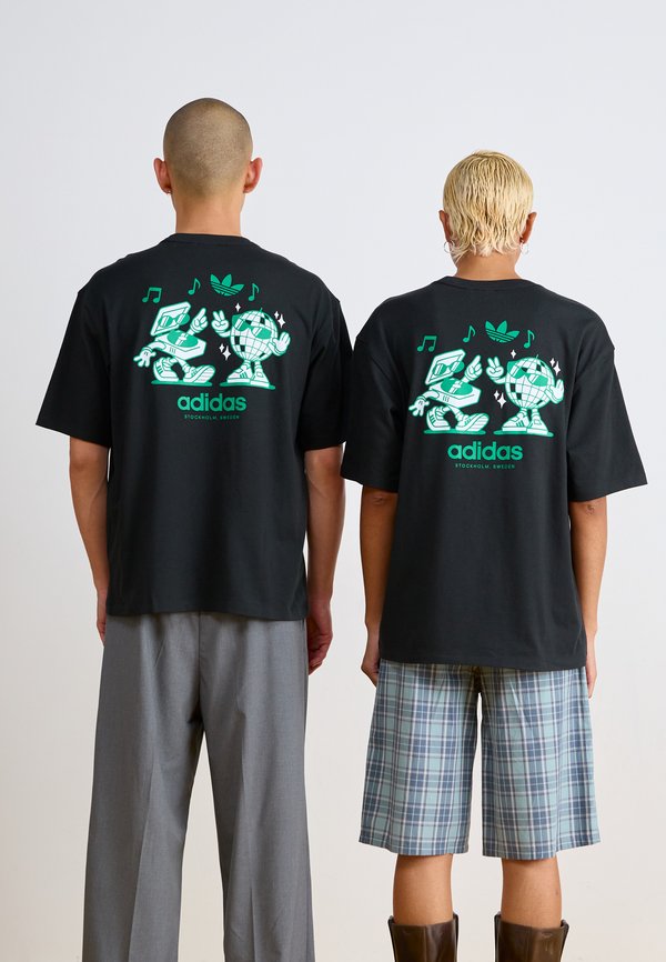 adidas Originals TEE STOCKHOLM UNISEX - Print T-shirt - black