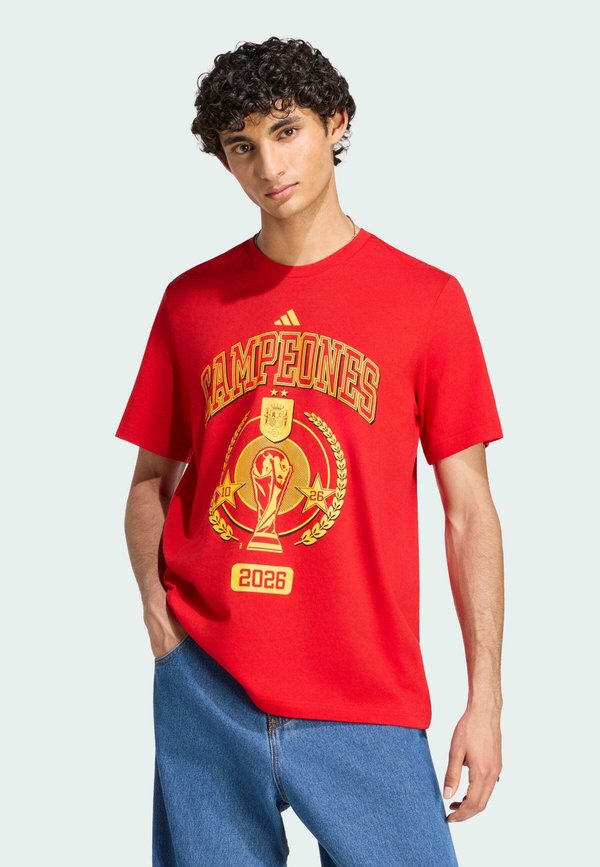 adidas Performance SPAIN HOME WC26 WINNER T-SHIRT MEN - National team wear - better scarlet