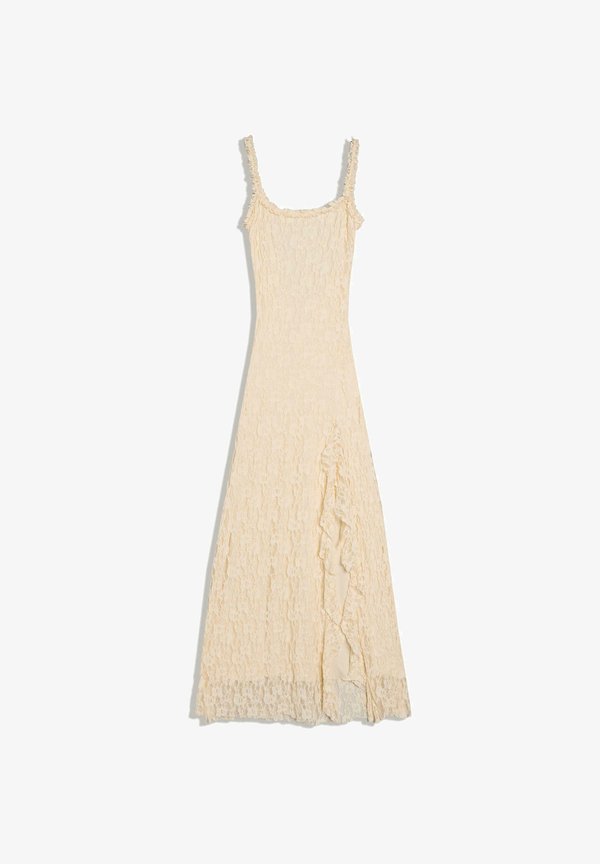 Bershka DRESS - Day dress - beige