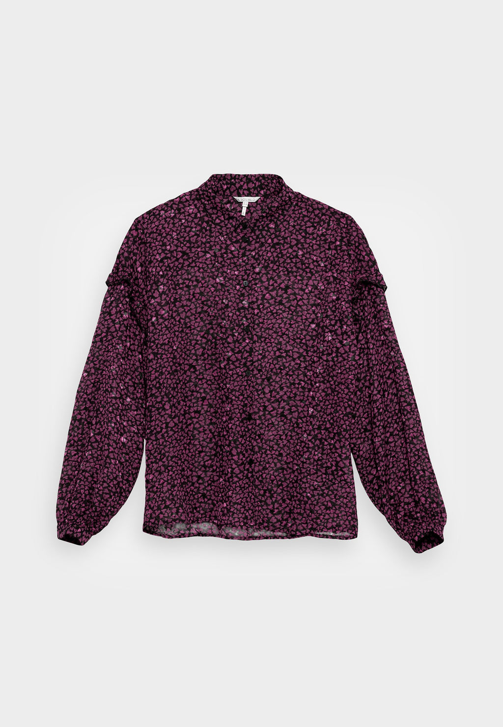 Esqualo BLOUSE RUFFLE HEARTS ON FIRE