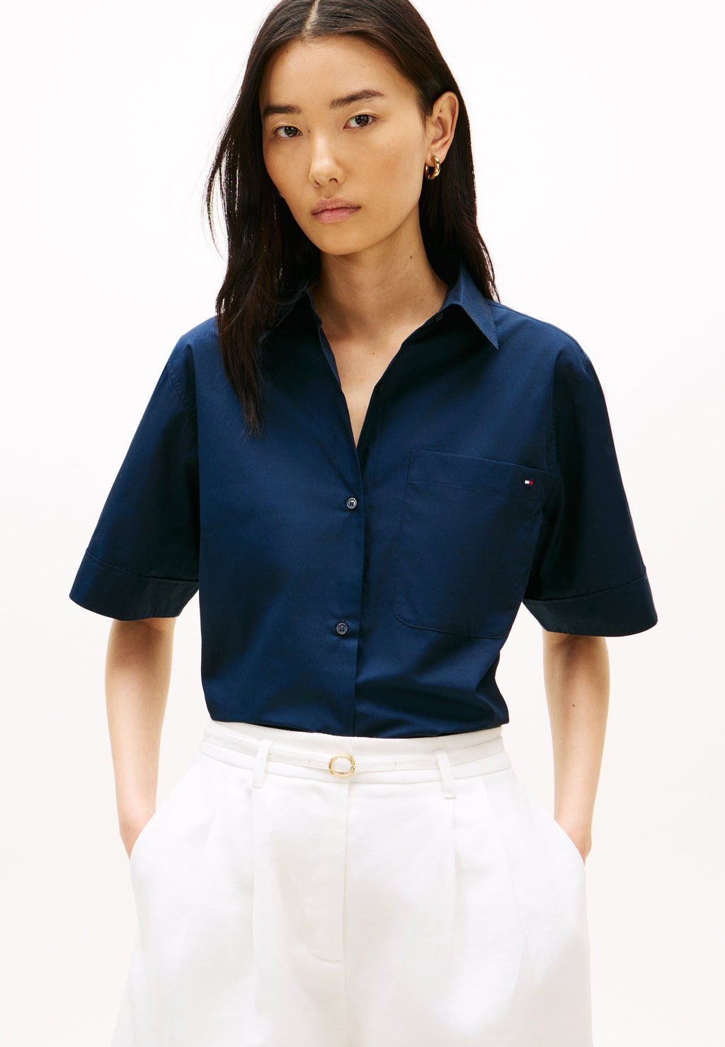 CLASSIC POPLIN SHORT SLEEVE SHIRT Media 3