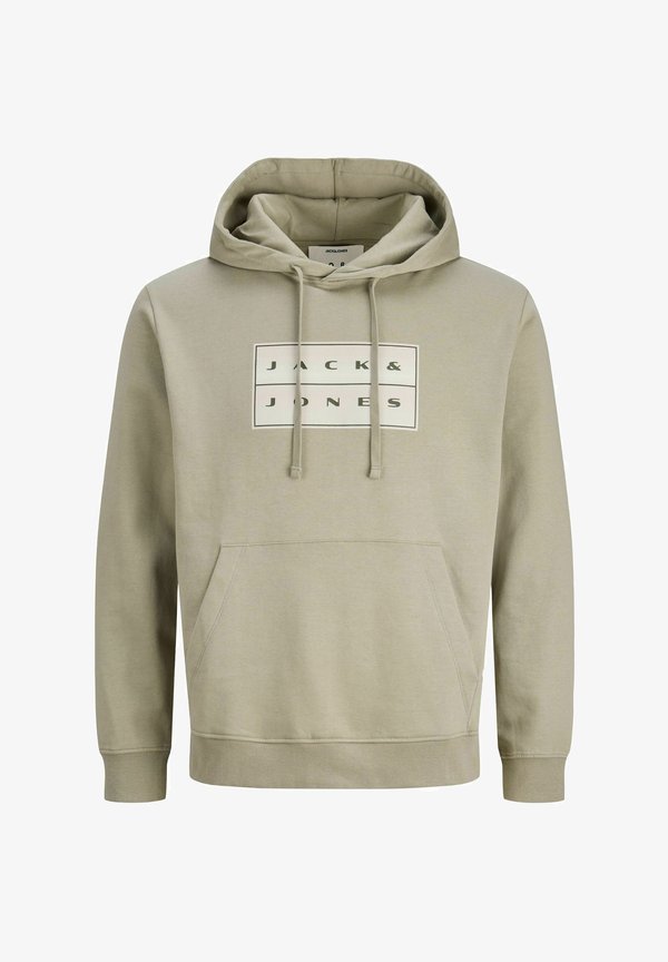 Jack & Jones HOODIE LOGO HOODIE - Hoodie - vetiver
