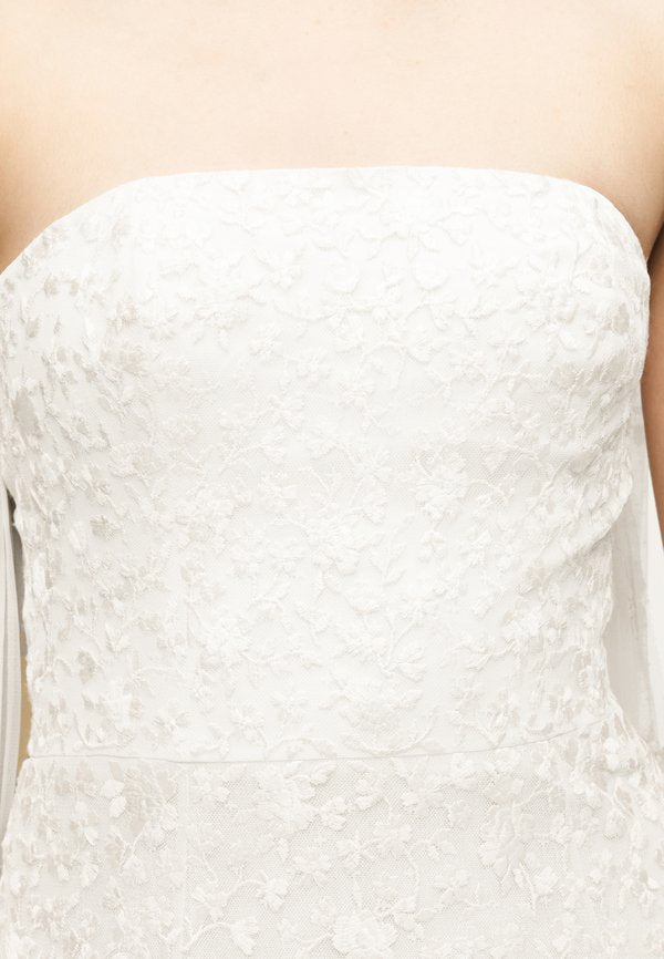 Needle & Thread LEA DITSY STRAPLESS CAPE GOWN