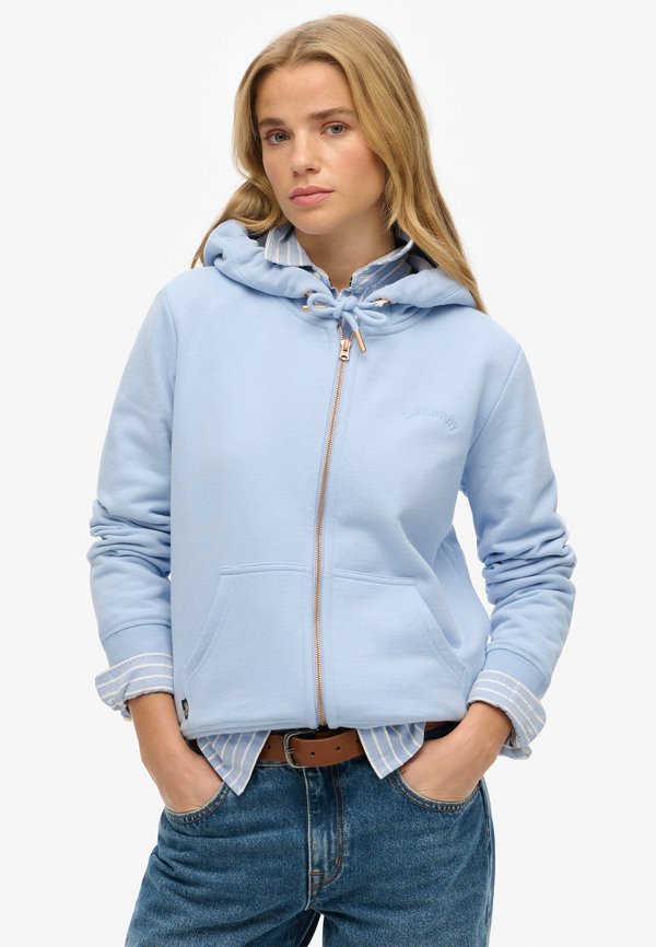 Superdry & Co Zip-up sweatshirt - rich blue