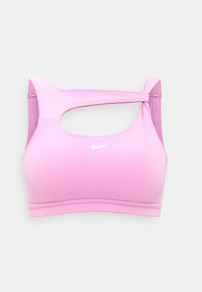 Nike Performance BRA CAPSULE - Light support sports bra - light magenta/white
