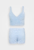 Miss Selfridge Petite EYELASH TOP AND SHORT SET