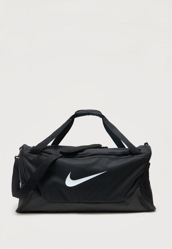 Nike Performance NK BRSLA M DUFF UNISEX - Sports bag - black/white