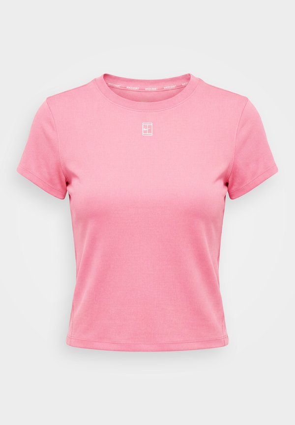Nike Performance NIKECOURT ADVANTAGE  - Sports T-shirt - peony/white