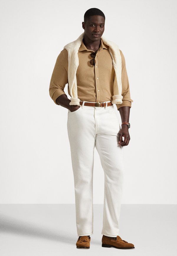Polo Ralph Lauren Big & Tall HERRINGBONE JERSEY SPREAD-COLLAR SHIRT