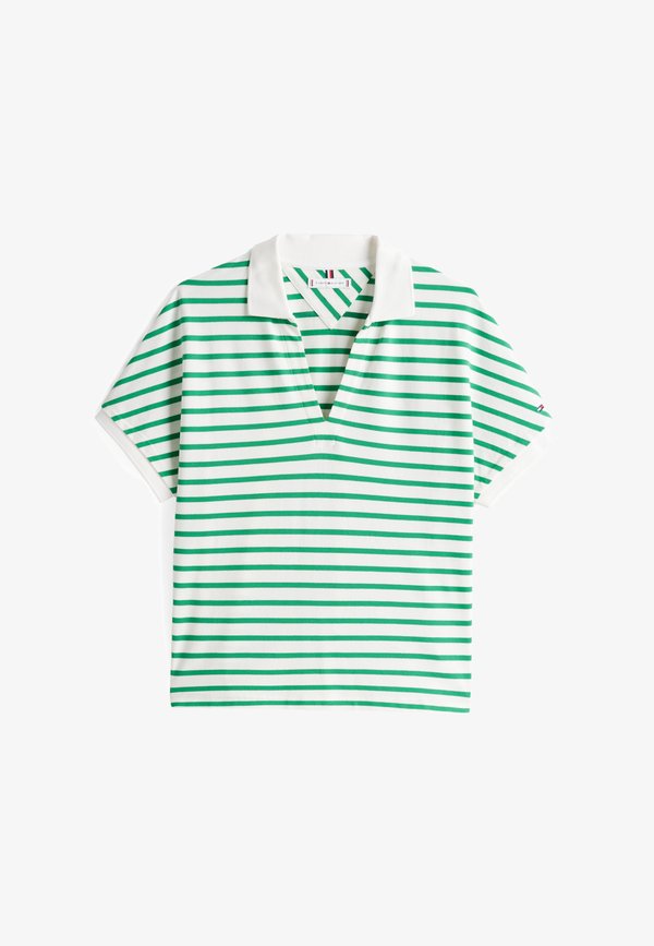 Tommy Hilfiger Print T-shirt - ecru/radiant green