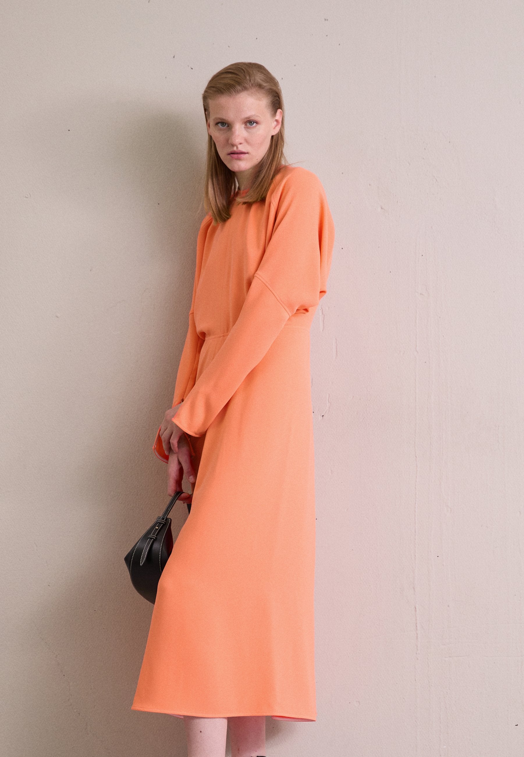 Victoria Beckham LONG SLEEVE DOLMAN MIDI