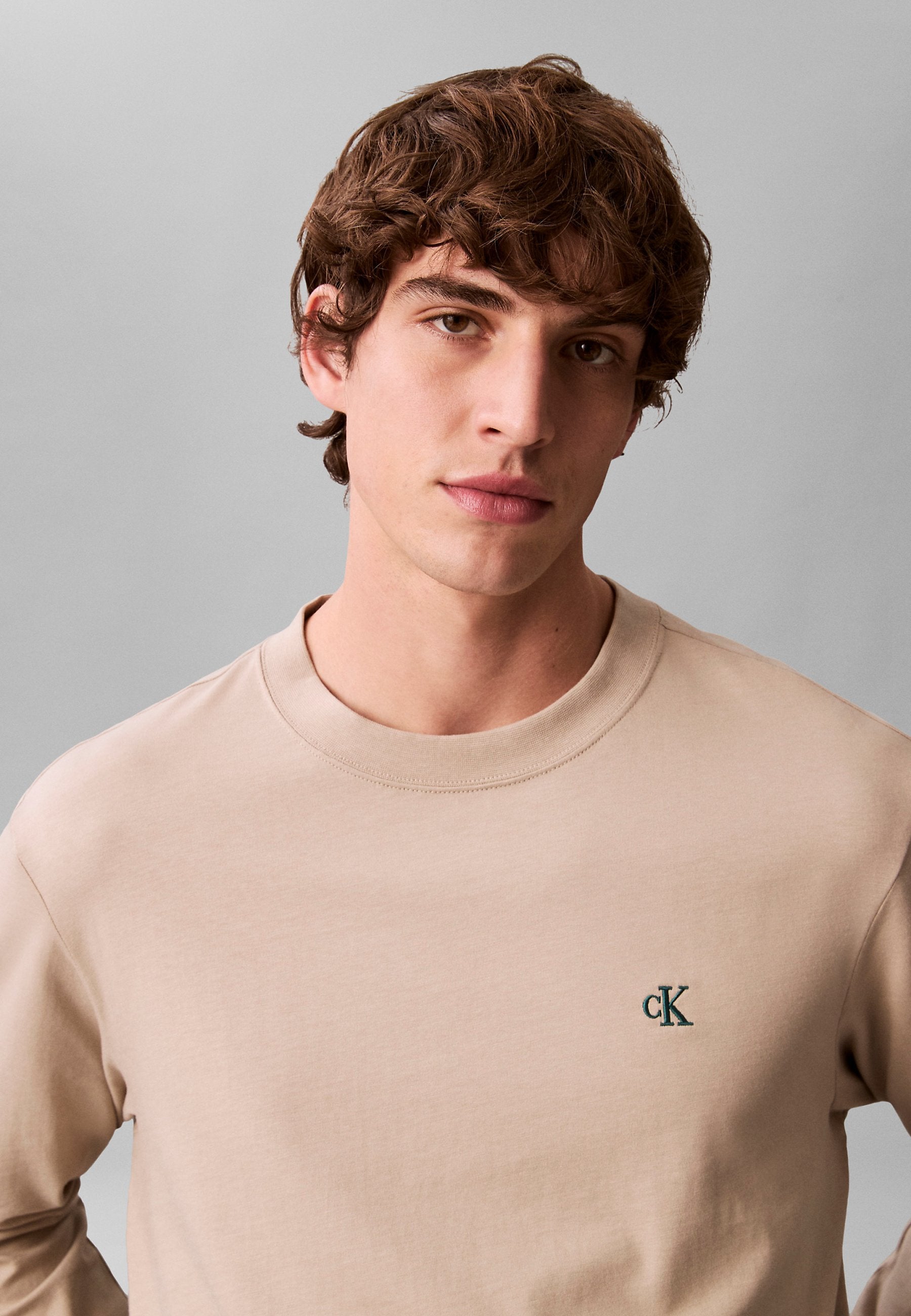 Calvin Klein Jeans LS EASY MONOGRAM TEE