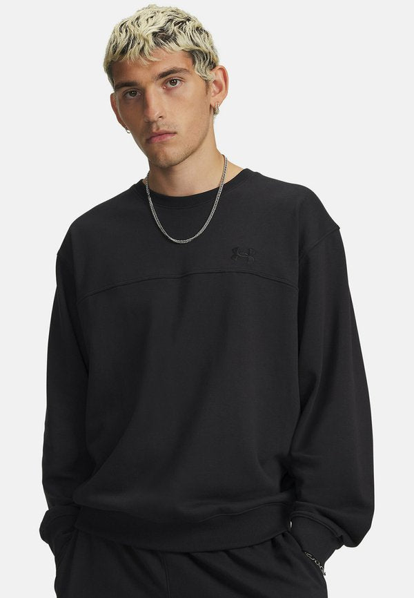 Under Armour RIVAL LIGHTWEIGHT - Sweatshirt - black