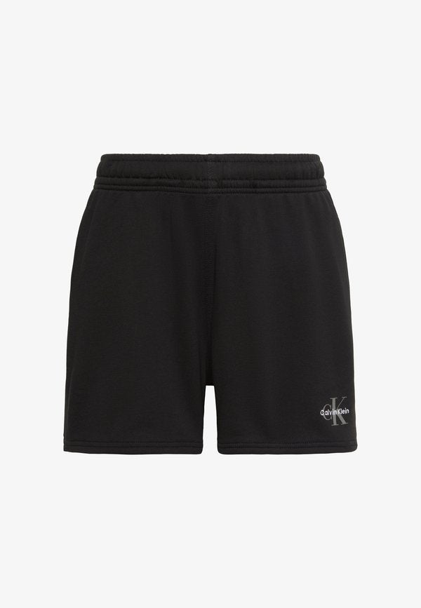 Calvin Klein Jeans MONOLOGO - Tracksuit bottoms - black