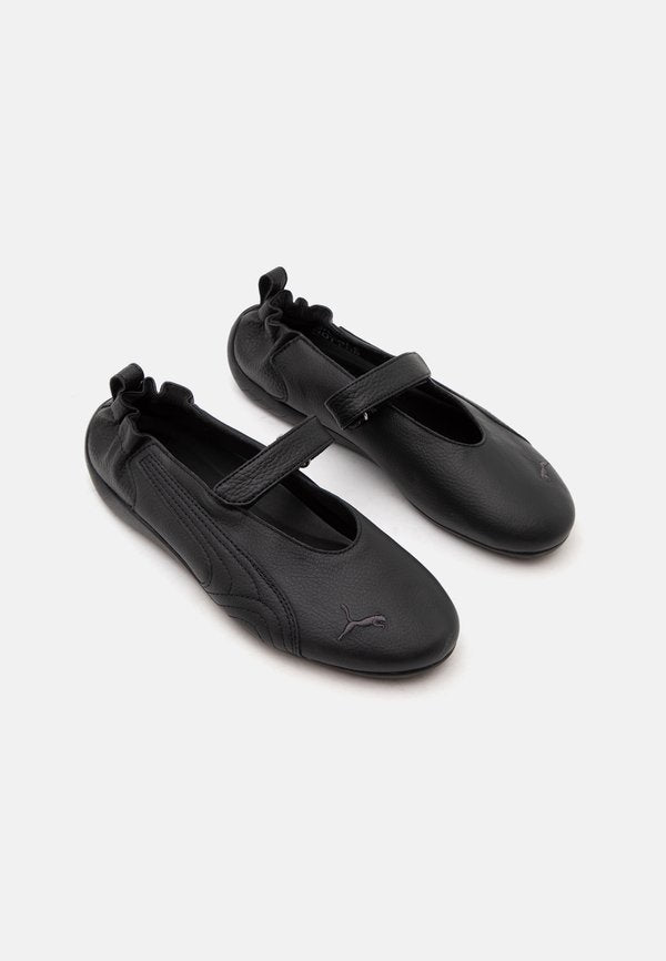 Puma SPEEDCAT BALLET FLEUR - Ankle strap ballerina shoes - black