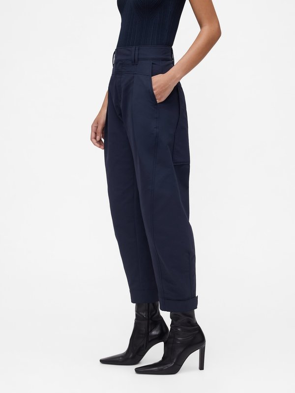 GAP GAPSTUDIO HIGH RISE BARREL TROUSERS
