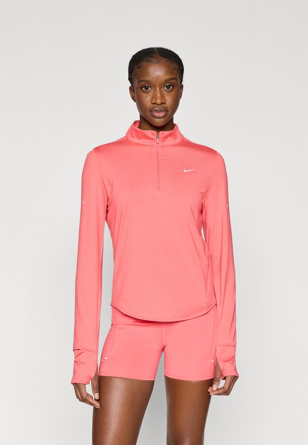 Nike Performance SWIFT - Long sleeved top - sea coral/reflective silver-coloured