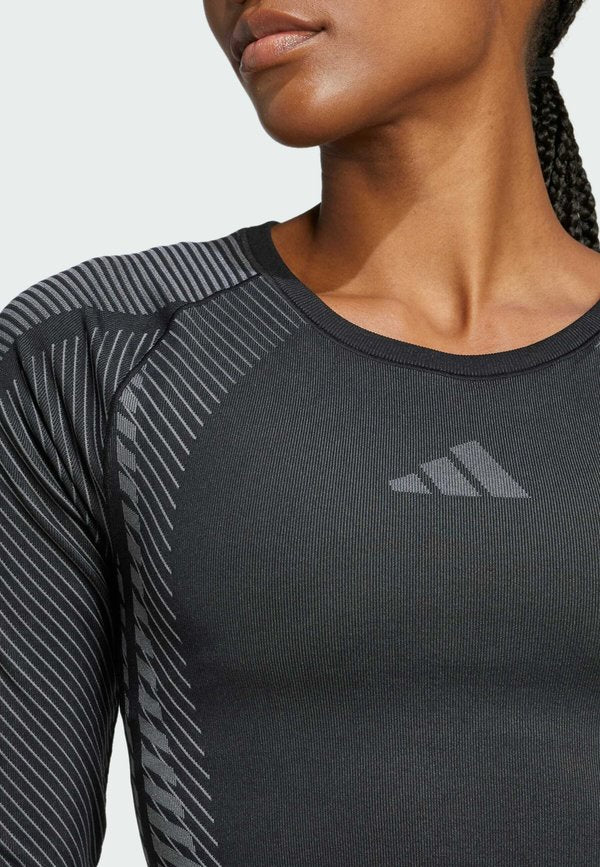 adidas Performance SEAMLESS KNITTED LONG SLEEVE LONG-SLEEVE