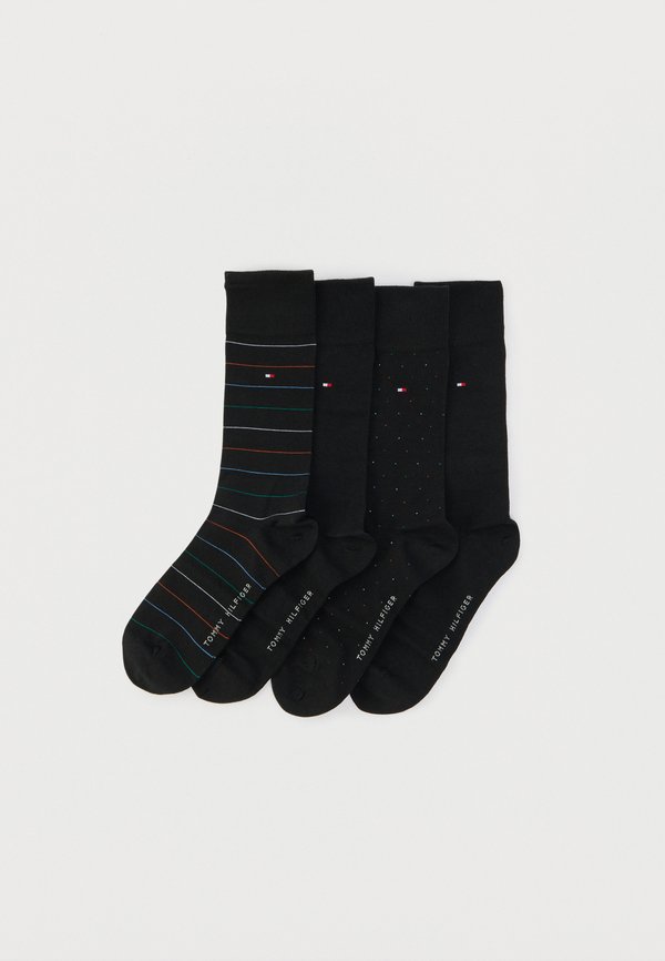 Tommy Hilfiger MEN SOCK 4 PACK - Socks - black