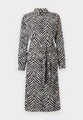 Vero Moda VMESME CALF SHIRT DRESS - Shirt dress - black