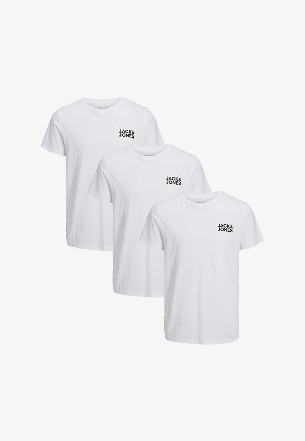 Jack & Jones 3 PACK - Print T-shirt - white small print