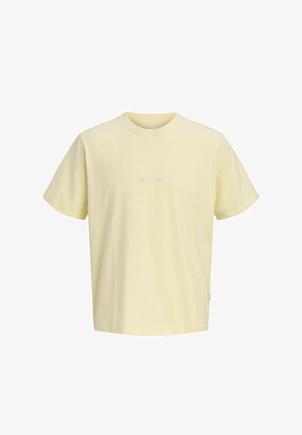 Jack & Jones JORNORREBRO EMB TEE SS CREW NECK NOOS - Print T-shirt - pastel yellow